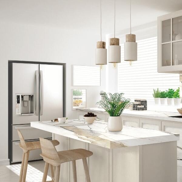Keramische slab Calacatta Moneta