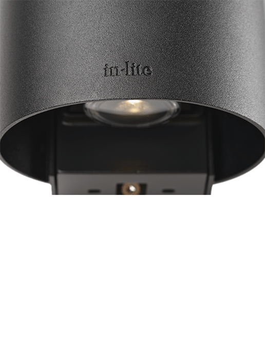 Halo Down - wandlamp - Dark Grey