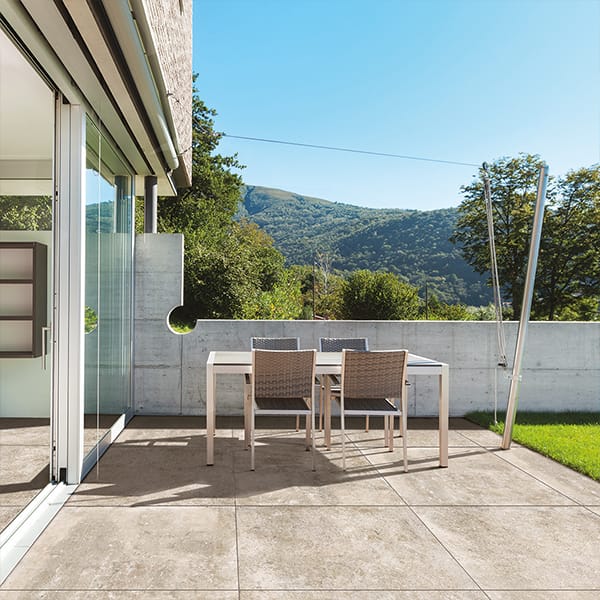 Disegno 20MM Latteo tegel 90x90x2 cm