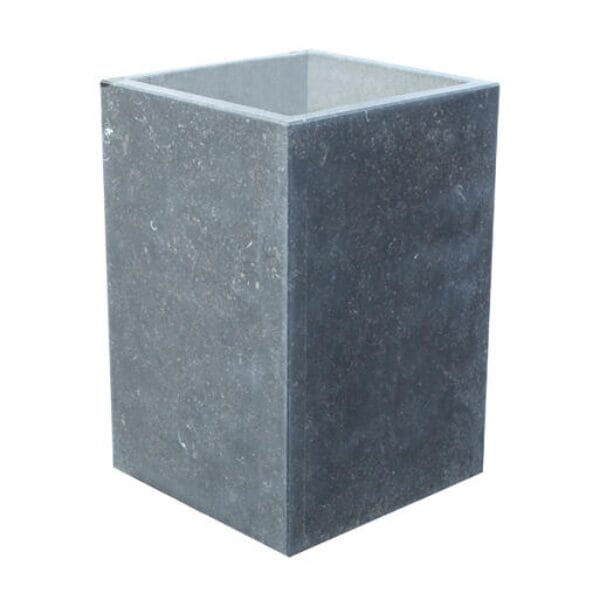 Blue stone bloembak gezoet   recht model