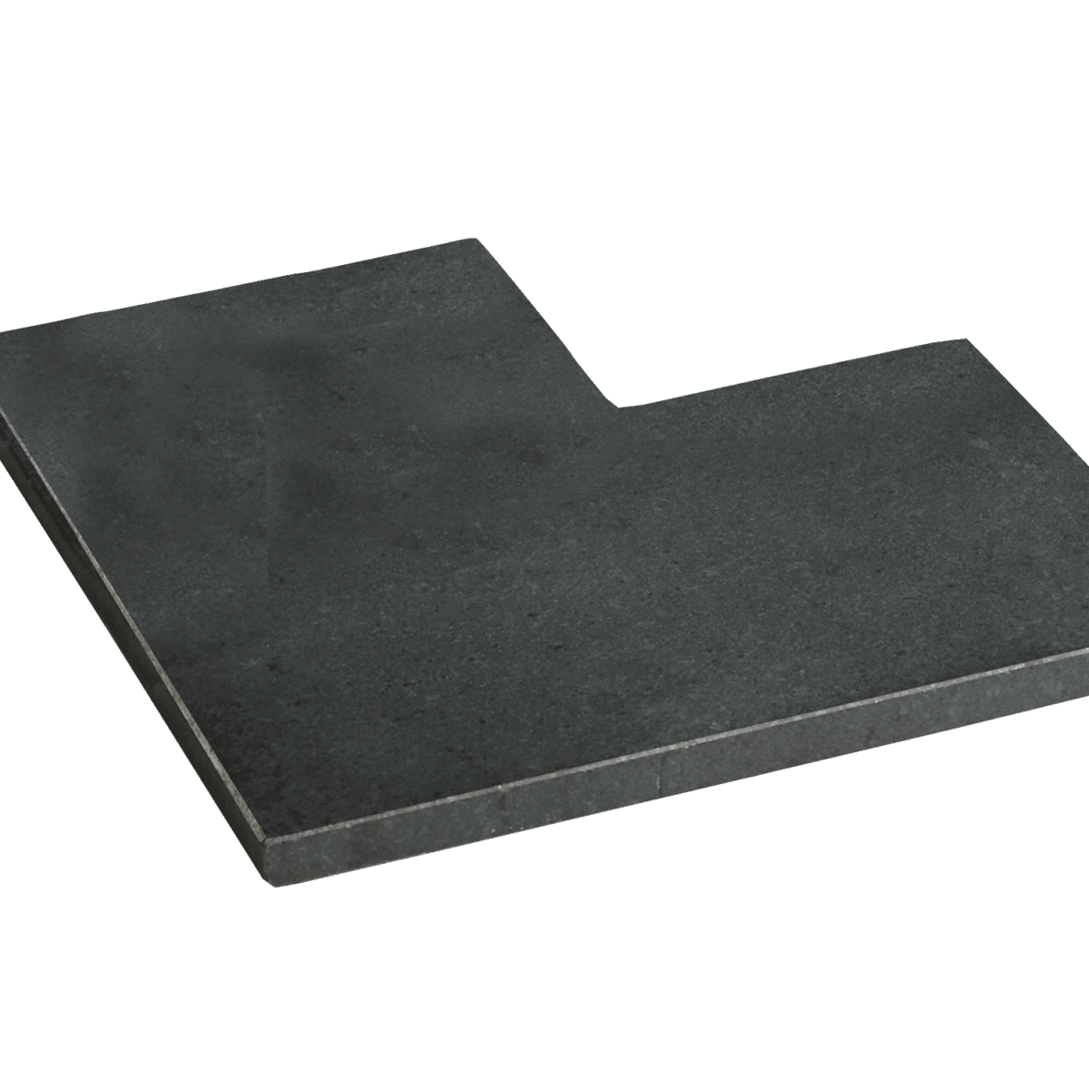 Natuursteen orient black strook geschuurd hoek
