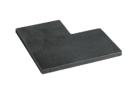 Natuursteen orient black strook geschuurd hoek