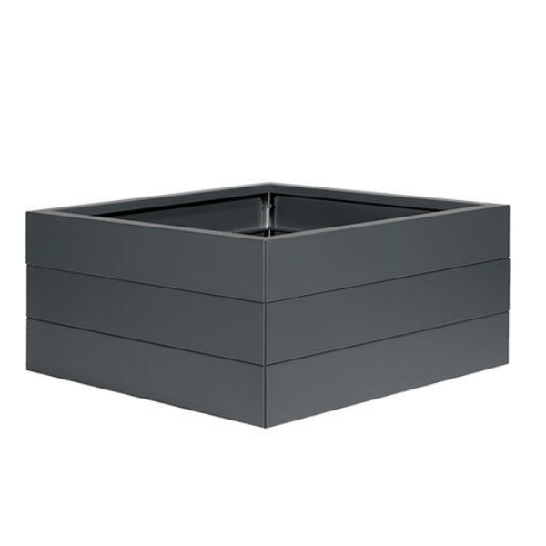 Bloembak Modulair Antraciet   42 cm hoog