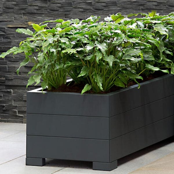 Bloembak Modulair Antraciet - 42 cm hoog
