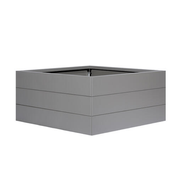 Bloembak Modulair Taupe - 42 cm hoog