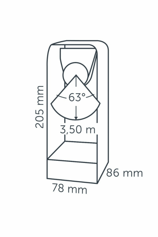 Ace - staande lamp - Corten