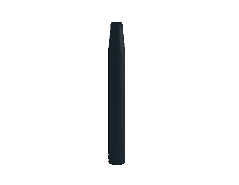 Disc Tube - staande lamp - Black
