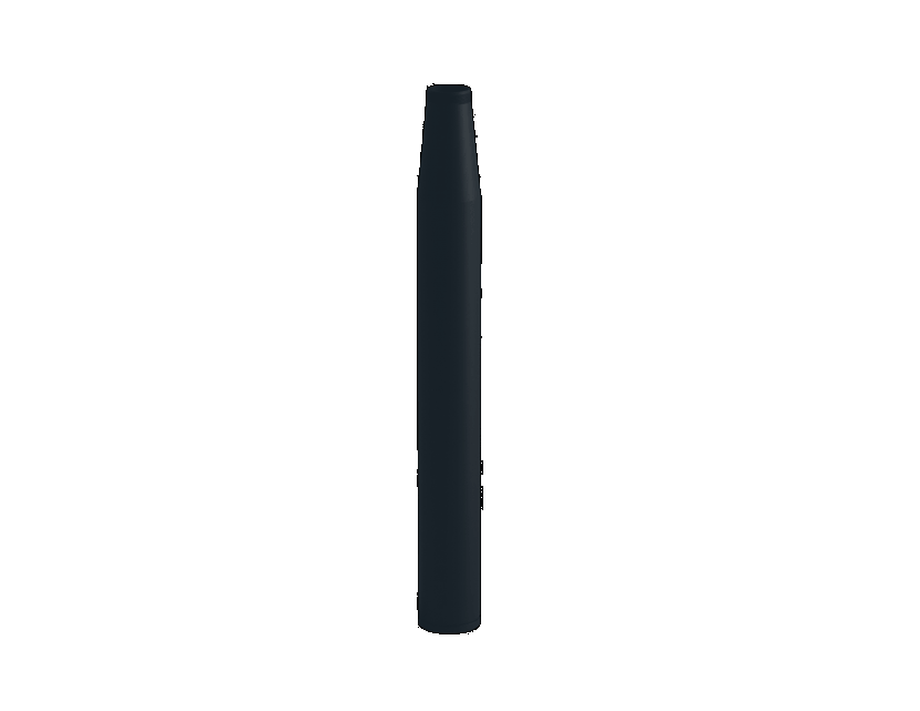 Disc Tube - staande lamp - Black