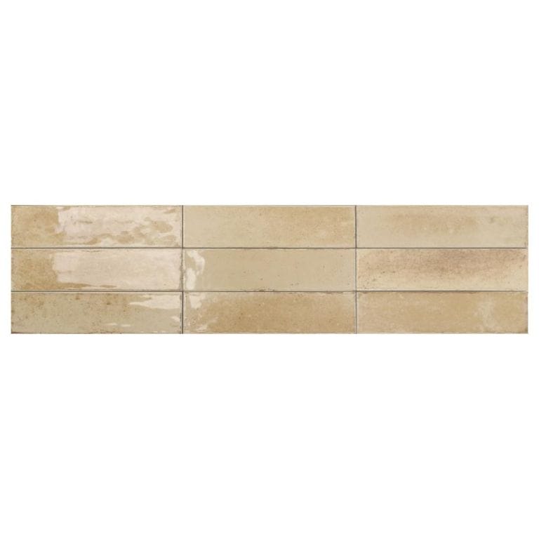 Oria 10MM Arena decor tegel glanzend 28x7 cm