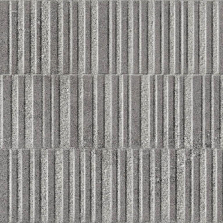 Organico 10MM Grigio tegel 3D geprint 100x33 cm