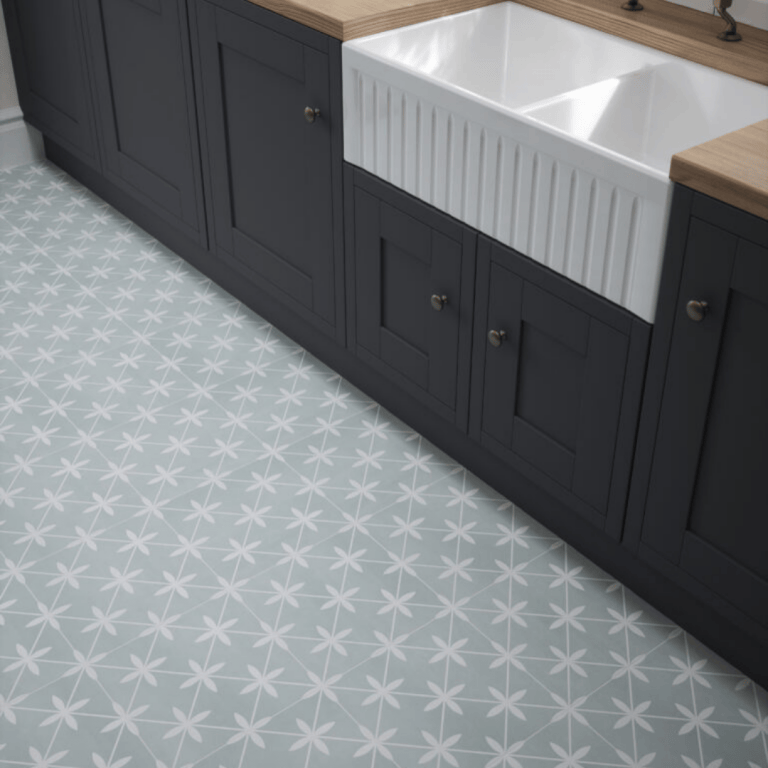Ritmo Wick 10MM Eau de Nil decor tegel mat 30x30 cm