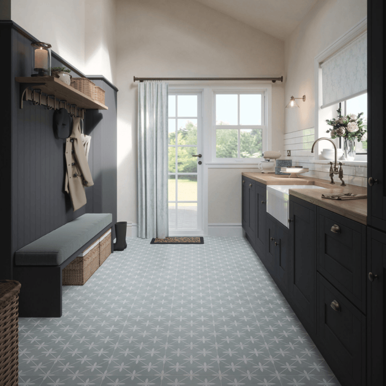 Ritmo Wick 10MM Eau de Nil decor tegel mat 30x30 cm