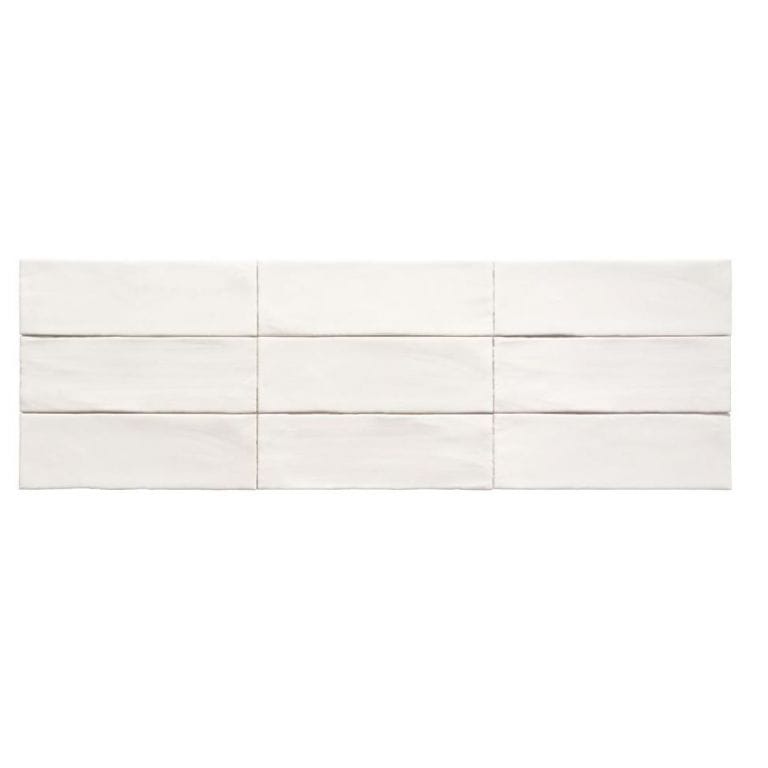 Sero Blanco 10MM Blanco decor tegel glanzend 23x7.5 cm