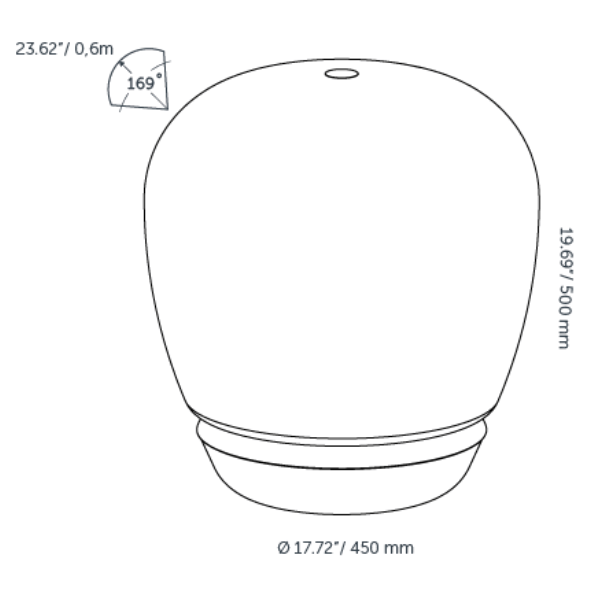 Big Voque - terras lamp Ø 450mm