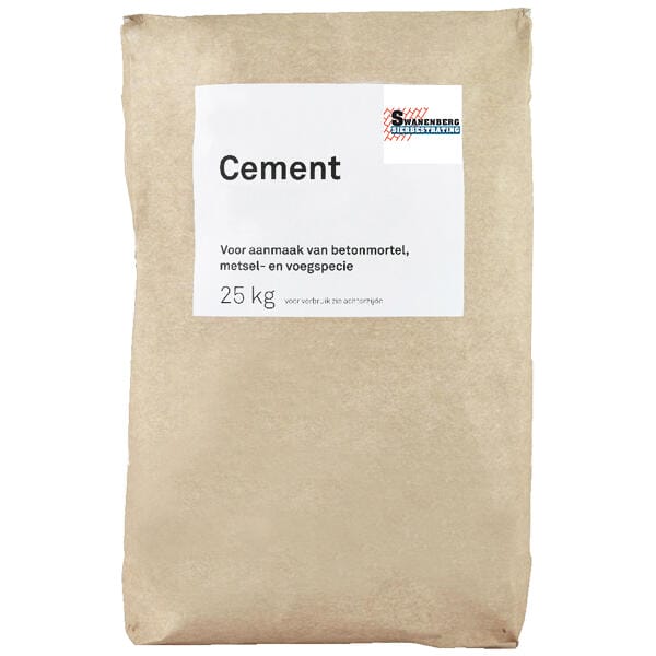 Cement zak 25 kg.
